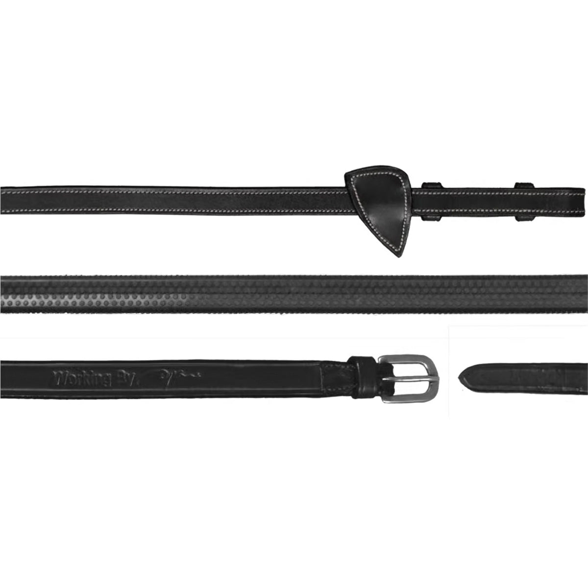 Reins Rubber 1/2" Working Collection