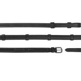 Reins Leather 5/8" with 7 Leather Loops Dressage Working Collection