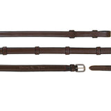 Reins Leather 5/8" with 7 Leather Loops Dressage Working Collection