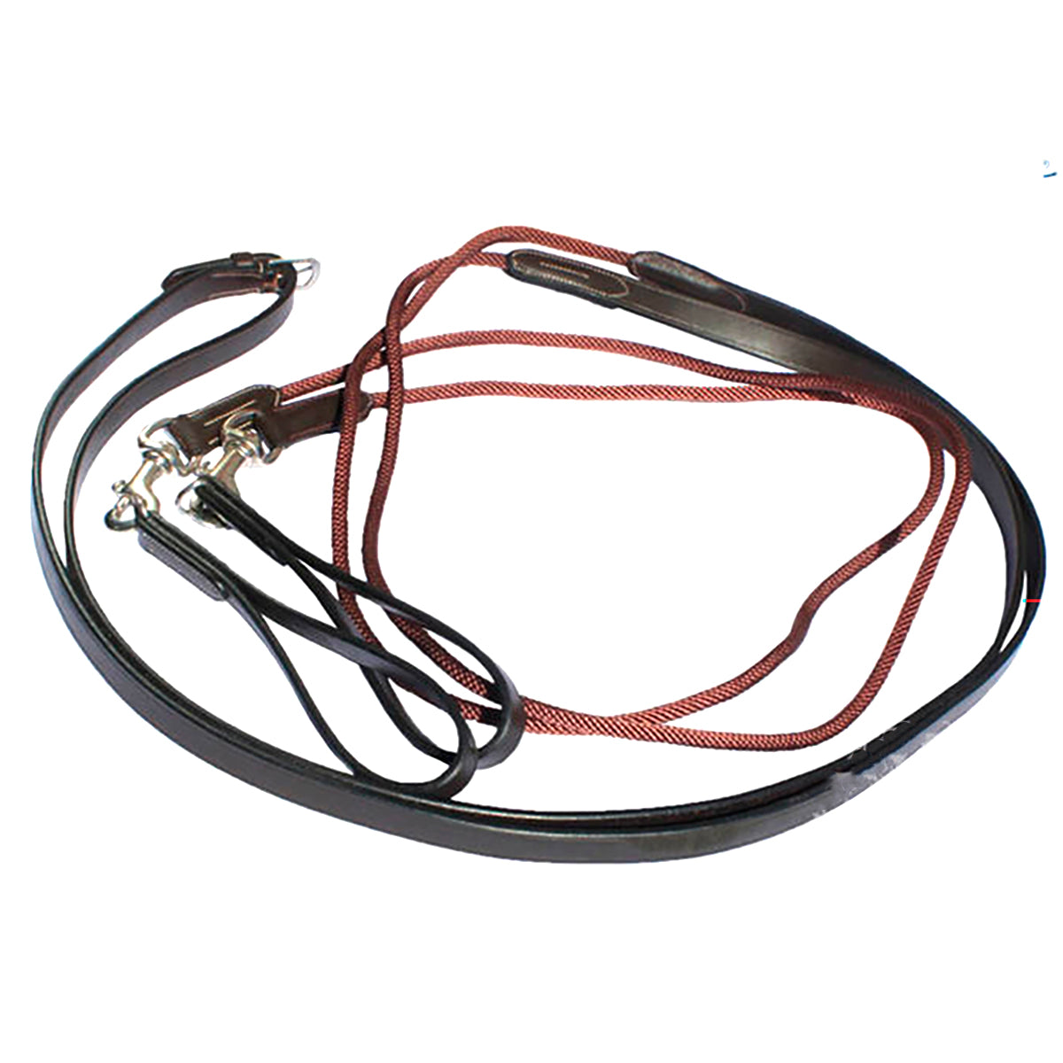 Draw Reins Leather-Nylon 5/8" Working Collection