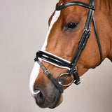 Bridle Patent/White Large Crank Noseband Working Collections