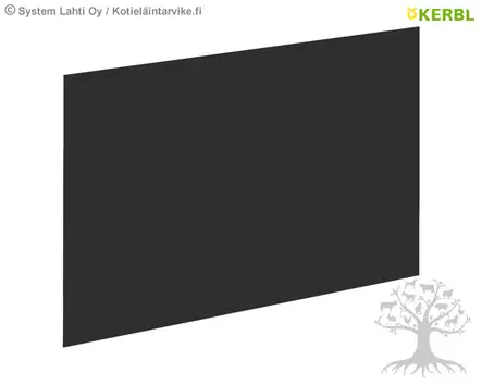 Kerbl Liitutaulu musta, 20x30 cm - Muut Tallitarvikkeet - 29400 - 5