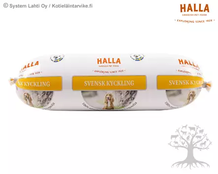 Halla Koiran Täysravinto Svensk Kyckling Kana 650g - Halla - 675.0200 - 1
