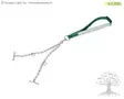 Kerbl Cattle Tethering with Collar 150x5.5cm, Bulls - Chaining - 12410 - 1