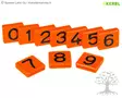 Kerbl Merkintäkaulapannan numerot 10kpl, Oranssi - Kaulapannat, Jalkahihnat - 208460 - 1