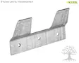 Kerbl Mounting Bracket for Feeding Bucket 1pc - Feeding Buckets, Brackets - 1410 - 3