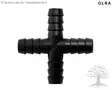 Olba Cross Connector 10x10x10x10mm - Poultry Water Lines - K10 - 1