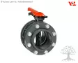 VDL Butterfly Valve with Flange - PVC Piping - 6.78.090 - 4