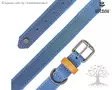 Sötnos Koiran Kaulapanta Aquatech Reflective Blue - Nahkapannat - 610.5800 - 1