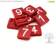 Kerbl Merkintäkaulapannan numerot 10kpl, Punainen - Kaulapannat, Jalkahihnat - 208470 - 1