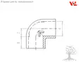 VDL Elbow 90° 160mm PN16 - PVC Piping - 2.25.160 - 4