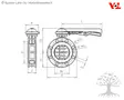 VDL Butterfly Valve 110mm PN10 - PVC Piping - 6.70.110 - 6