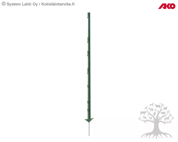Ako Muovitolppa Classic Vihreä 156cm, 20kpl - Muovitolpat - 4434932-20 - 1