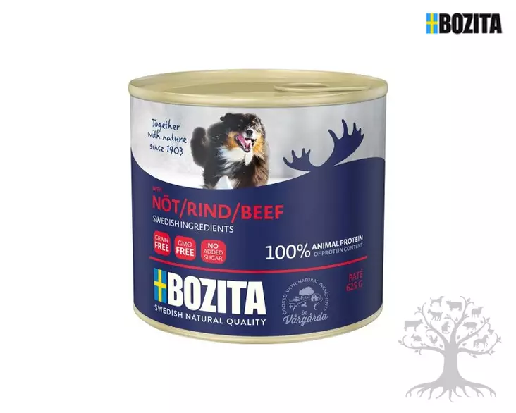 Bozita Naturals Beef Naudanliha 625g VILJATON - Bozita Nordic & Naturals - 677.2140 - 1