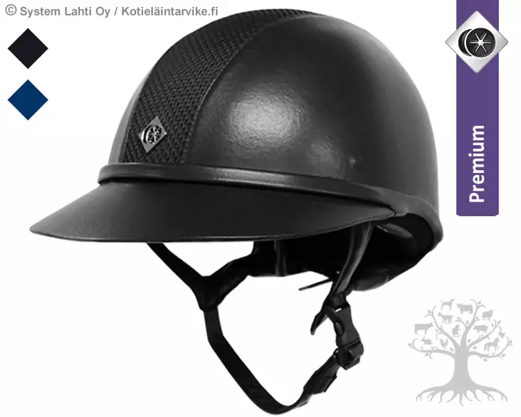 Charles Owen Ratsastuskypärä SP8 Plus Leather Look - Charles Owen Kypärät - 02090130 - 1