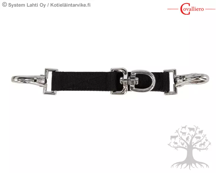 Covalliero Juoksutusdelta Nylon Black - Juoksutusliinat, Maastakäsittely - 32640 - 3