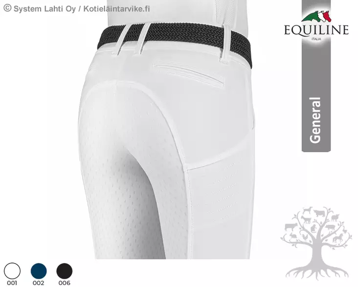 Equiline General Naisten Ratsastushousut E-Plus Superior Full Grip X-Shape - Equiline Naisten Ratsastushousut - N08780 - 1