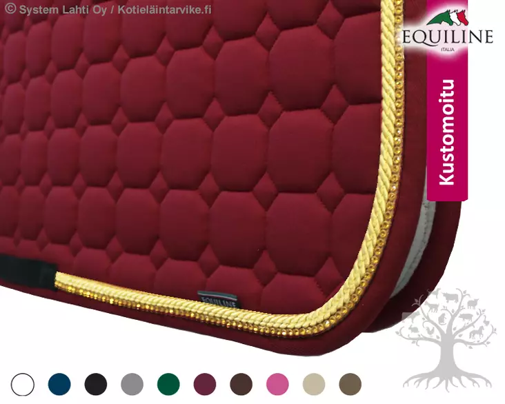 Equiline Saddlepad Octagon Piping S030+30 - EQUILINE Saddle Pads - B01010-030-30 - 9