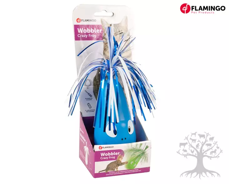 Flamingo Aktivointilelu Wobbler Crazy Frog Blue - Aktivointilelut - 787.3000 - 1