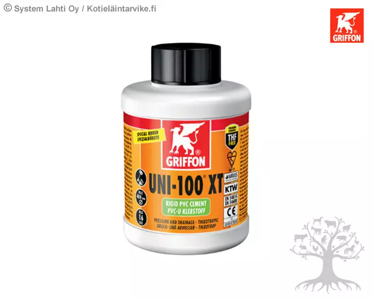 Griffon PVC Liima UNI-100 XT 1000ml - Liimat, puhdistus - 089121000 - 3