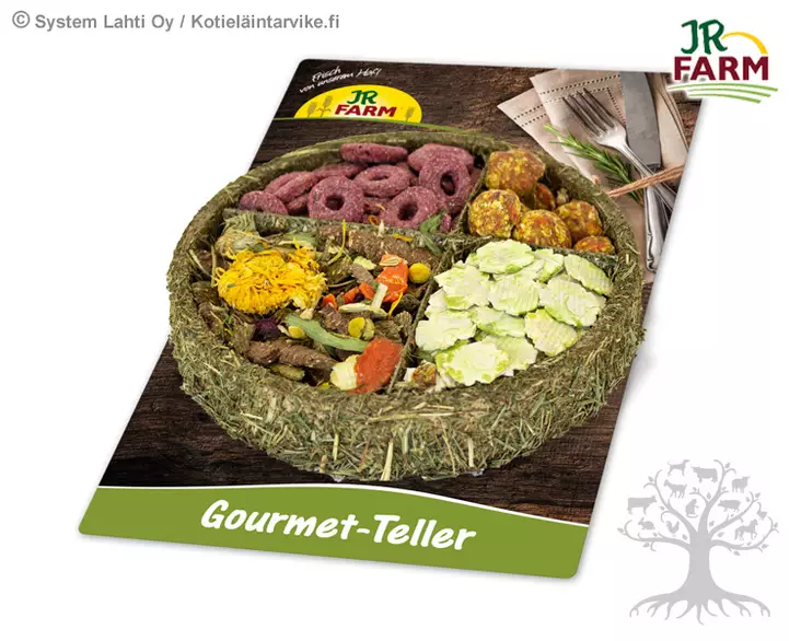 JR Farm Jyrsijän Gourmet Lautanen 100g - Treats, Herbs, Proteins - 515.0160 - 1