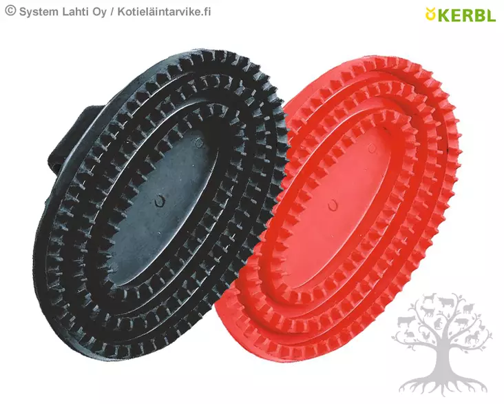 Kerbl Kumisuka Curry Comb Oval - Suat, Kumisuka, Muovisuka - 3210 - 1