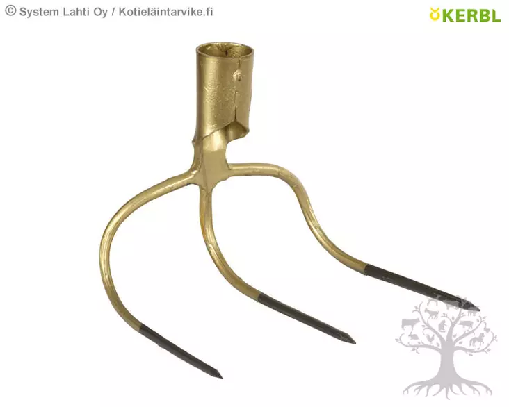 Kerbl Dung Rake 3-tines, 21x17cm - Forks - 294430 - 1