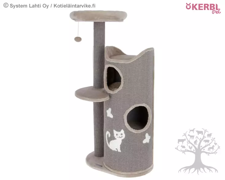 Kerbl Pet Kissan Raapimapuu Butterfly - Raapimapuut ja Kiipeilyseinät - 81620 - 1