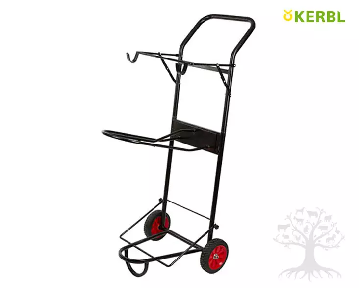 Kerbl Varustetelinekärry Black - Racks & Hangers - 321000 - 1
