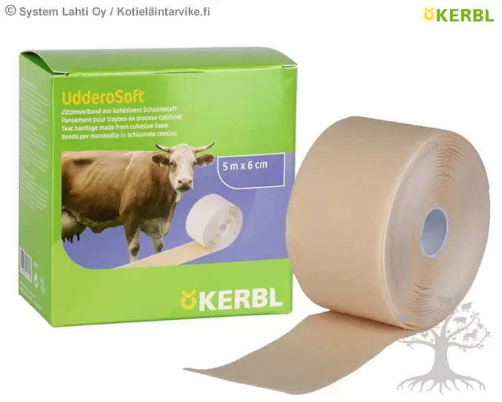 Kerbl Teat Bandage UdderoSoft 6cm x 5m - Bandages and Dressings - 15660 - 1