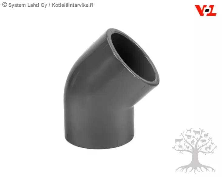 VDL Elbow 45° 90mm PN16 - PVC Piping - 2.30.090 - 5