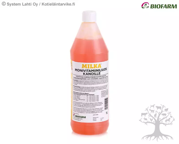 Milka Multivitamin Solution for Chickens 1L - Poultry Vitamins - 20030 - 1