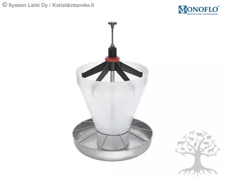 Monoflo Rehuautomaatti Hopper 8L - Ritiläkupit ja -kaukalot - 10057-10 - 2