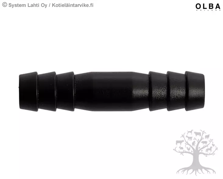 Olba PVC Jatkoliitin 10x10mm Vesiletkulle - Kanojen Juotto -vesilinjat - R10 - 1