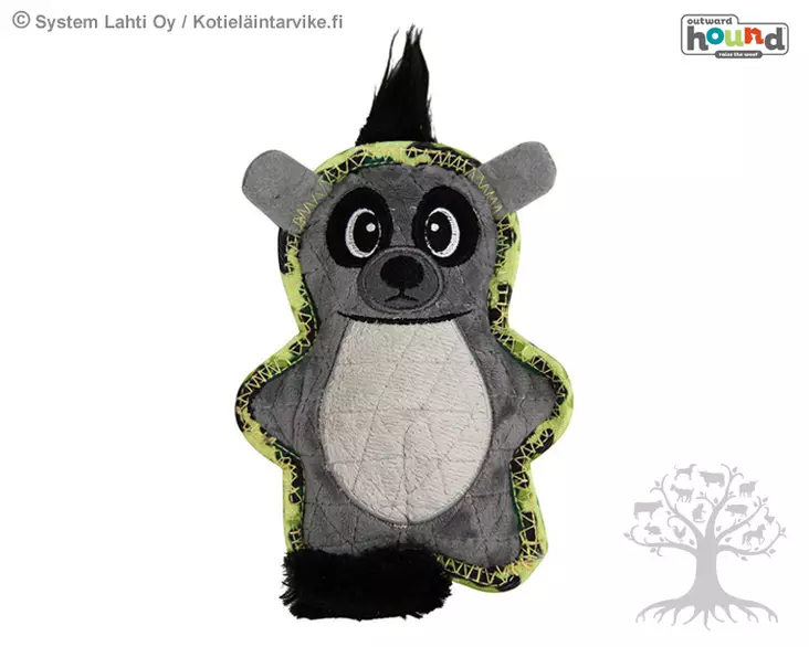 Outward Hound Koiran Pehmolelu Oh Xtreme Seamz Lemur - Pehmolelut - 635.3000 - 1