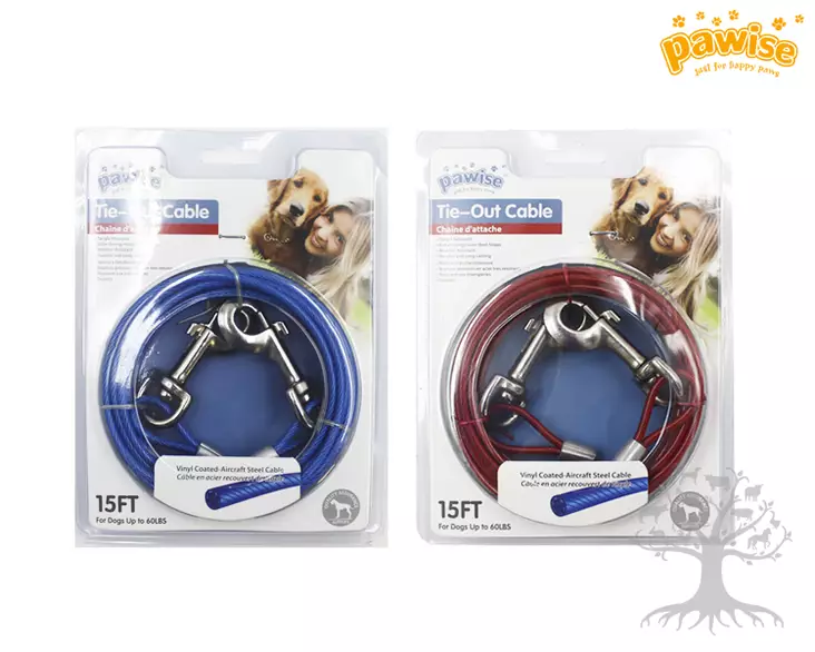 Pawise Kiinnipitovaijeri 4mm x 4,5m, max 27kg - Kiinnipito, Maapiikit - 637.0090 - 1