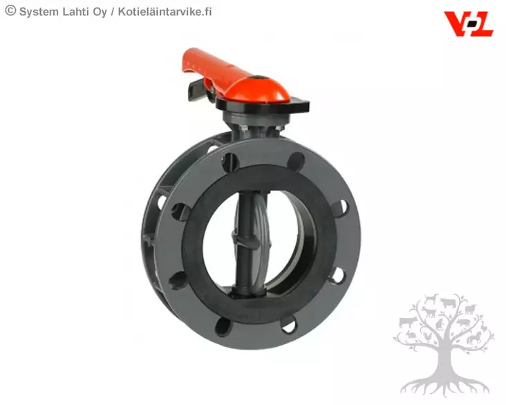 VDL Butterfly Valve 110mm PN10 - PVC Piping - 6.70.110 - 5