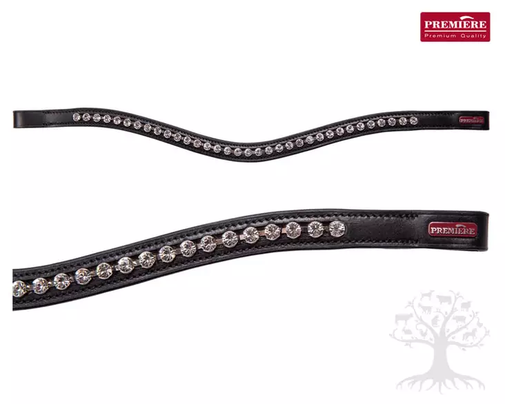 Premiere Otsapanta Curved Chrystal Black / White - Otsapannat - 192105-80 - 1