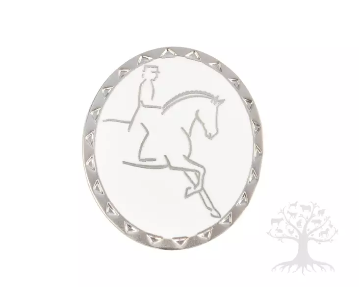 Rubin Ross Plastronneula Dressage Rider Matt Silver - Ties, Plastron & Stock Pins - 901041270 - 1