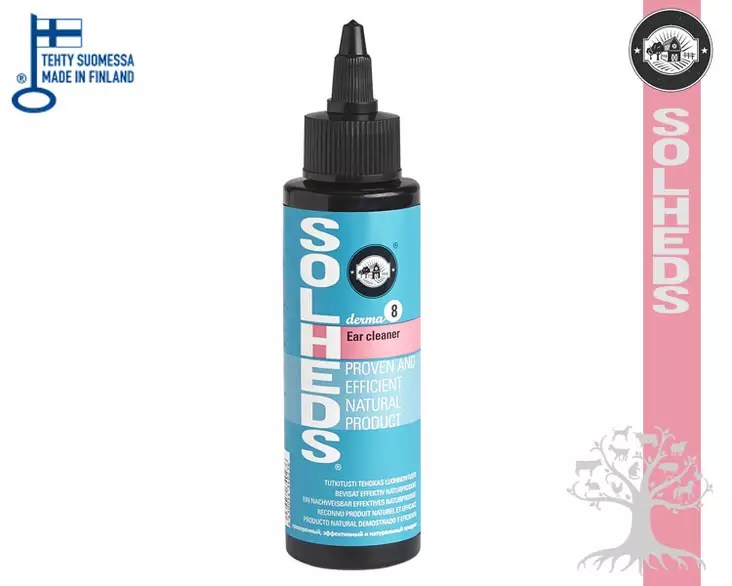 Solheds Derma8 Korvahuuhde Ear Cleaner 100ml - Silmät ja Korvat - 008-100 - 2