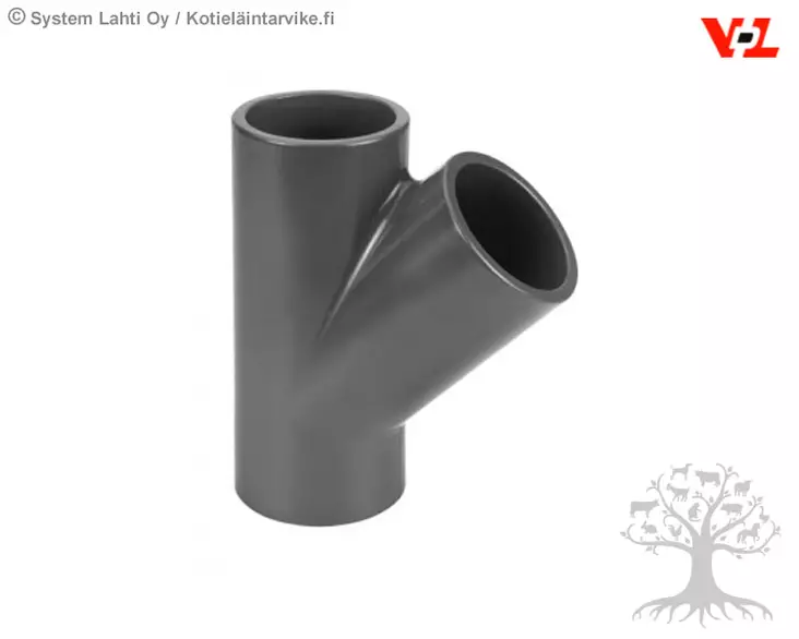 VDL Tee 45° - PVC Piping - 2.08.050 - 3