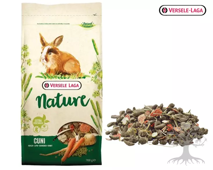 Versele-Laga Nature Cuni Rabbits 700g - Mueslis, Seed Mixes - 510.0880 - 1