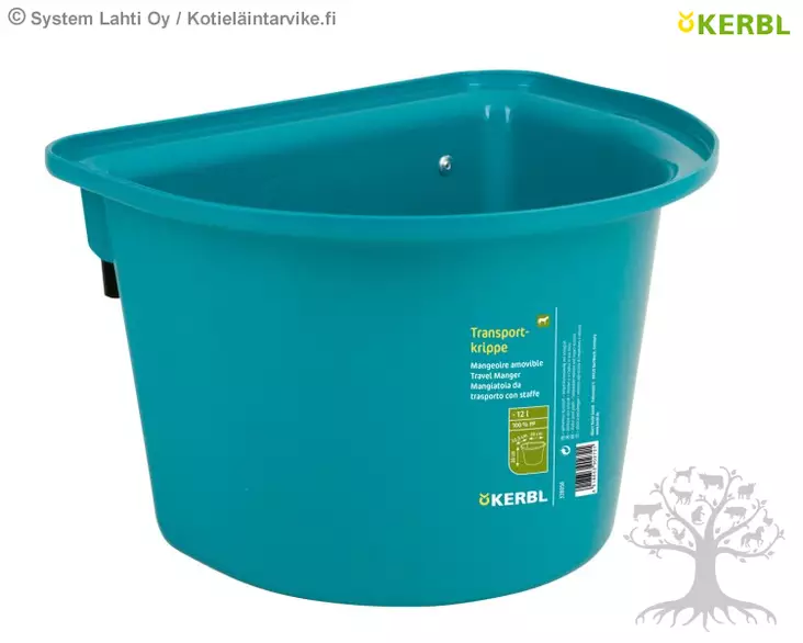 Kerbl Ruokintakaukalo Hanging 12L - Ruokintakaukalot, Sangot - 328050 - 1