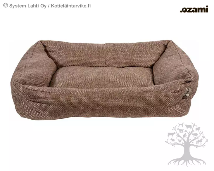 Ozami Reunallinen Peti Ludde Brown S - Bolster Dog Beds - 656.7860 - 1
