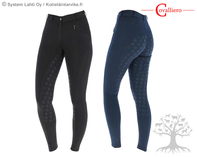 Perka Kožená Covalliero MONACO, čierna