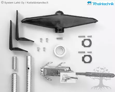 HK Rheintechnik Calf Puller with Mechanism 2020, Plastic Head - Calf Pullers, Calving Ropes - 10121 - 10