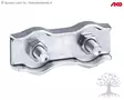 Ako Rope Connector Stainless Steel ø 6-8mm, 5pcs - Connectors - 44540-051 - 3