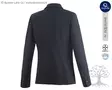 Eqode by Equiline Men's Competition Jacket Navy Blue - Equiline Men's Competition Line - M54001 - 2