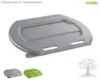 Kerbl Cover for Feeding Bucket 8L - Feeding Buckets, Brackets - 1441 - 1