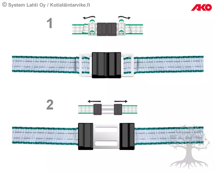 Ako Tape Connectors Litzclip - Connectors - 442000-051 - 1